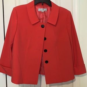 TAHARI ARTHUR S. LEVINE CORAL SUIT JACKET